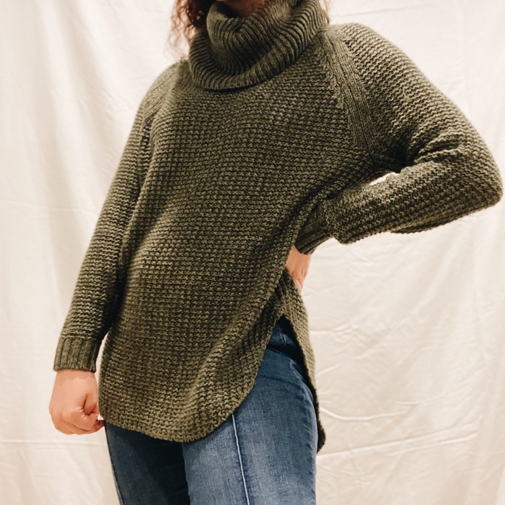 Green Turtleneck